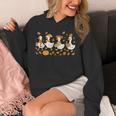 Fall Goose Reading Book Teacher Autumn Pumpkin Cozy Season Unisex Hoodie Fall Goose Reading Book Teacher Autumn Pumpkin Cozy Season Unisex Hoodie