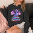 Fantasy Dragon Reading Books Bookworm Unisex Hoodie