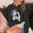 Female Librarian Rosie Riveter Book Guardian Woman Unisex Hoodie Female Librarian Rosie Riveter Book Guardian Woman Unisex Hoodie