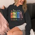 Floral Book Equality Human Rights Social Justice Peace Love Unisex Hoodie Floral Book Equality Human Rights Social Justice Peace Love Unisex Hoodie