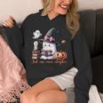 Ghost Reading Book Coquette Bow Halloween Girl Toddler Kid Unisex Hoodie Ghost Reading Book Coquette Bow Halloween Girl Toddler Kid Unisex Hoodie