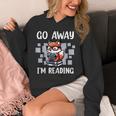 Go Away I'm Reading Book Reader Cute Fox Loves Books Unisex Hoodie Go Away I'm Reading Book Reader Cute Fox Loves Books Unisex Hoodie