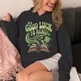 Groovy It's Good Luck To Read St Patrick's Day Book Lucky Unisex Hoodie