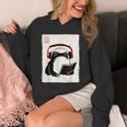 Grumpy Frog Books Music Kawaii Ink Japanese Unisex Hoodie Grumpy Frog Books Music Kawaii Ink Japanese Unisex Hoodie