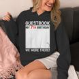 Guestbook 7th Birthday 7 Year Old Born 2018 Bday Unisex Hoodie