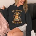 Halloween Fully Booked This Fall Book Ginger Cat Reading Unisex Hoodie Halloween Fully Booked This Fall Book Ginger Cat Reading Unisex Hoodie
