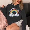 I Hate Everybody Rainbow Sarcastic Grumpy Introvert Unisex Hoodie