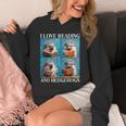 Hedgehog Love Reading And Hedgehogs Child Book Lover Unisex Hoodie Hedgehog Love Reading And Hedgehogs Child Book Lover Unisex Hoodie