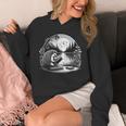 Hedgehog Reading Book Full Moon Lake Scenery Unisex Hoodie Hedgehog Reading Book Full Moon Lake Scenery Unisex Hoodie