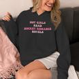Hot Girls Read Hockey Romance Novels Book Lovers Unisex Hoodie Hot Girls Read Hockey Romance Novels Book Lovers Unisex Hoodie