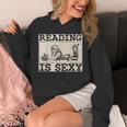 Hot Pin Up Girl Comic Book Vintage Reading Is Sexy Unisex Hoodie
