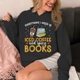 Iced Coffee And Spicy Books Iced Coffee Lover Cold Brew Unisex Hoodie