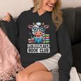 Introverted Book Club Reading Lover Cow Unisex Hoodie