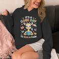It's a Good Day To Read a Book Cute Giraffe Unisex Hoodie It's a Good Day To Read a Book Cute Giraffe Unisex Hoodie