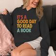 It's A Good Day To Read A Book Retro Vintage Teacher Unisex Hoodie It's A Good Day To Read A Book Retro Vintage Teacher Unisex Hoodie