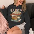 Its Okay Not To Be Okay Mental Health Awareness Floral Books Unisex Hoodie Its Okay Not To Be Okay Mental Health Awareness Floral Books Unisex Hoodie