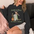 Just a Girl Who Loves Books And Birds Book Reading Bird Love Unisex Hoodie Just a Girl Who Loves Books And Birds Book Reading Bird Love Unisex Hoodie