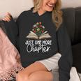 Just One More Chapter Floral Book Reading Girl Bookworm Unisex Hoodie Just One More Chapter Floral Book Reading Girl Bookworm Unisex Hoodie