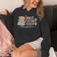 Just One More Chapter Floral Book Reading Teacher Bookworm Unisex Hoodie