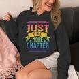 JUST ONE MORE CHAPTER Fun Reading Book Lover Unisex Hoodie JUST ONE MORE CHAPTER Fun Reading Book Lover Unisex Hoodie