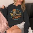 Just One More Chapter Skeleton Reading Book Scaft Beanie Unisex Hoodie