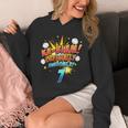 Kids Ka-Blam 7 Year Old Boys 7th Birthday Comic Book Super Hero Unisex Hoodie