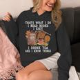 Knitting Reading Books Drinking Tea Knitter Knit Unisex Hoodie Knitting Reading Books Drinking Tea Knitter Knit Unisex Hoodie