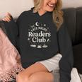 Late Night Readers Club Moon & Stars Book Lover Unisex Hoodie