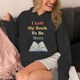 I Left My Book To Be Here Vintage Bookworm Unisex Hoodie I Left My Book To Be Here Vintage Bookworm Unisex Hoodie