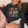 Library Crew Book Lovers Reader Teacher Librarian Christmas Unisex Hoodie