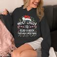 Most Likely To Read A Book Through Christmas Xmas Unisex Hoodie