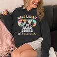 Most Likely To Read Books All Summer Teacher Student Unisex Hoodie