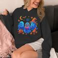 Little Ghost Coffee Tee Spooky Season Ghost Reading Book Unisex Hoodie