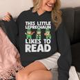 This Little Leprechaun Likes To Read St Patrick's Day Book Unisex Hoodie This Little Leprechaun Likes To Read St Patrick's Day Book Unisex Hoodie