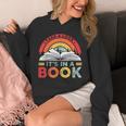 Take A Look It's In A Book Reading Book Vintage Rainbow Unisex Hoodie