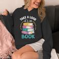 Take a Look It's In a Book Teacher Reading Apparel Unisex Hoodie Take a Look It's In a Book Teacher Reading Apparel Unisex Hoodie