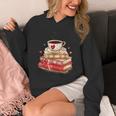Love Book Coffee Heart Coquette Bow Valentines Day Unisex Hoodie Love Book Coffee Heart Coquette Bow Valentines Day Unisex Hoodie