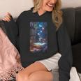 Magic Books Butterflies Fantasy Nature Tea Enchanting Unisex Hoodie