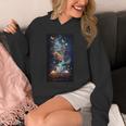 Magical Book Floral Coffee Books Nature Fantasy Unisex Hoodie