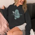 Manatee Reading Book Bookworm Manatees Ocean Animal Lover Unisex Hoodie Manatee Reading Book Bookworm Manatees Ocean Animal Lover Unisex Hoodie