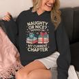 Naughty Or Nice Depends On My Current Chapter Book Lover Unisex Hoodie Naughty Or Nice Depends On My Current Chapter Book Lover Unisex Hoodie