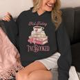 Not Today I'm Booked Book Lover Book Stack Coquette Bow Unisex Hoodie