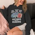 Nothing Beats Reading Rock Paper Scissors Book Lover Unisex Hoodie