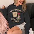 One-Handed Reading Club Smutty Book Lover Unisex Hoodie