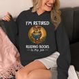 Owl I'm Retired Reading Books Is My Job Unisex Hoodie