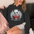 Panda With Book For Reading Enthusiasts Unisex Hoodie Panda With Book For Reading Enthusiasts Unisex Hoodie