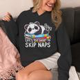 Panda Napping On Books Life’s Too Short To Skip Naps Unisex Hoodie