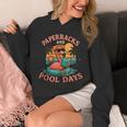 Paperbacks And Pool Days Flamingo Reading Summer Vibes Books Unisex Hoodie Paperbacks And Pool Days Flamingo Reading Summer Vibes Books Unisex Hoodie