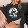 Penguin Reading A Book Vintage Graphic Bookworm Lover Unisex Hoodie Penguin Reading A Book Vintage Graphic Bookworm Lover Unisex Hoodie