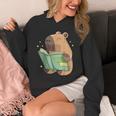 Pet Capybara Is Reading Library Capy Word Book Day Teacher Men Women Kids Unisex Hoodie Pet Capybara Is Reading Library Capy Word Book Day Teacher Men Women Kids Unisex Hoodie